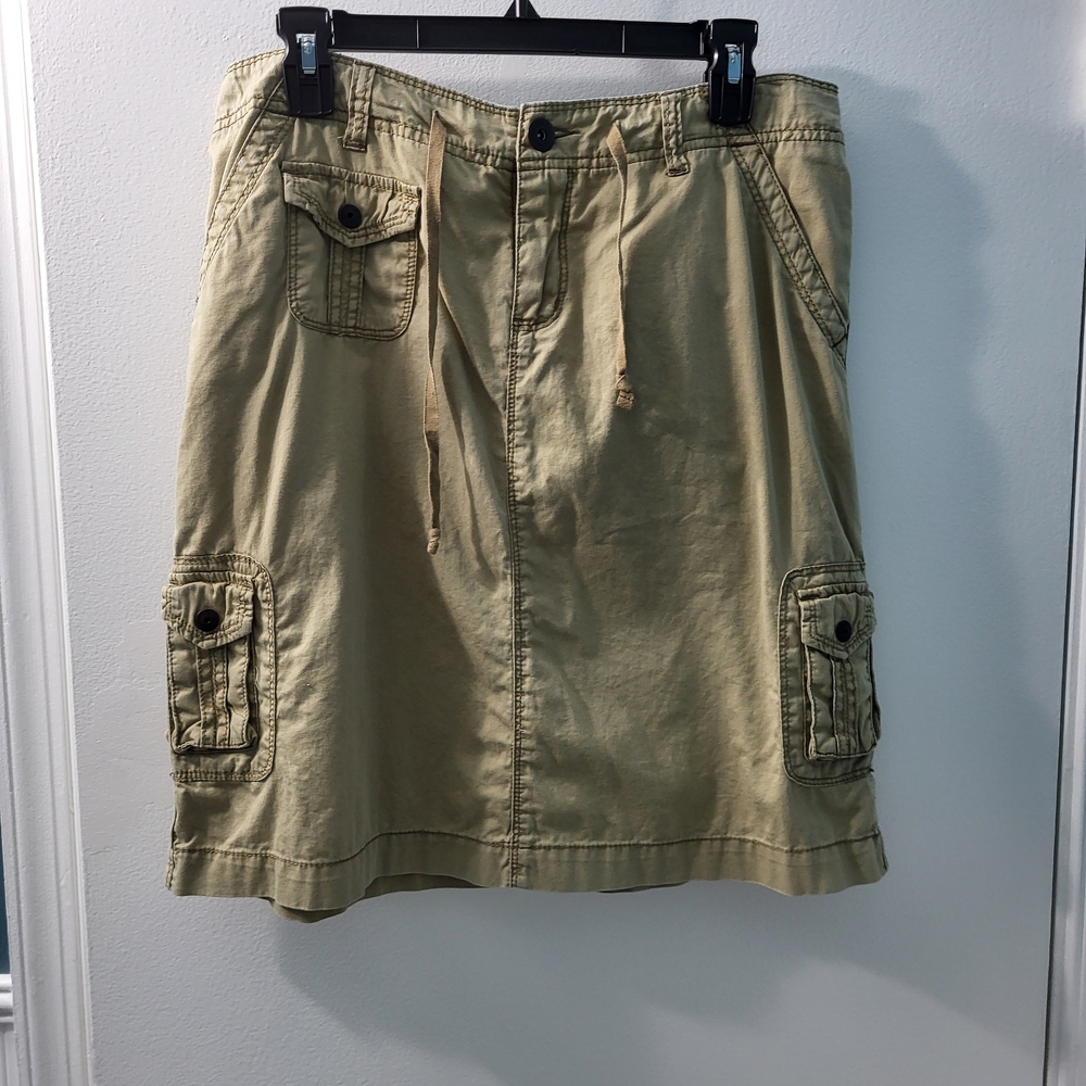UNIONBAY Tan Cargo Skirt